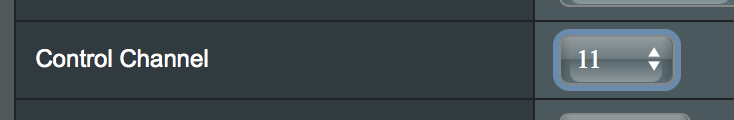 Router settings